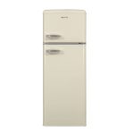 electriQ 204L 80/20 Retro Freestanding Fridge Freezer