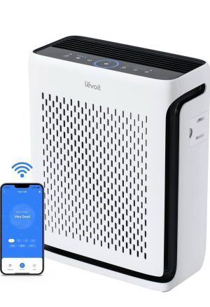 Levoit Smart HEPA Air Purifier for Bedroom Home 1120 Sq Ft Washable Pre-Filter