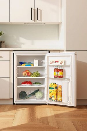 Living and Home 131L Large Capacity Fridge Under Counter Refrigerator With Light