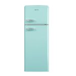 electriQ 208 Litre 80/20 Retro Freestanding Fridge Freezer