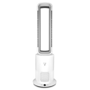 Vortex Air Cleanse Bladeless Oscillating Heating and Cooling Air Purifier Tower Fan
