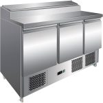 adexa Refrigerated Prep Table 3 doors Sandwich top 8xGN1/6 p33