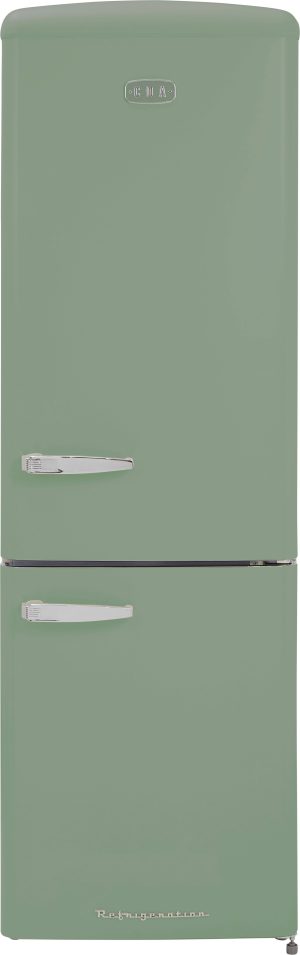 CDA Florence-Meadow Retro 60cm Freestanding Frost Free 60/40 Fridge Freezer florence meadow